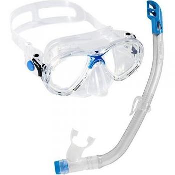 Cressi Set Marea Vip Jr - Gafas y tubo de buceo para niños azul