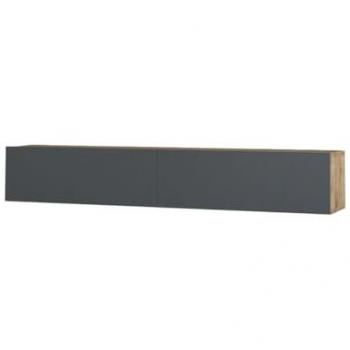 Mueble TV Suspendido de Madera y Antracita 180cm HYL