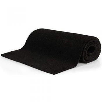 vidaXL Felpudo de Fibra de Coco Negro 17mm 100x400cm Alfombra Moqueta de Hogar