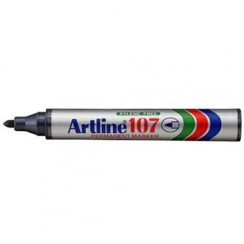 Rotulador artline marcador permanente 107 negro -punta redonda