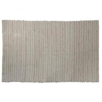 Alfombra Home ESPRIT Blanco Marrón Boho 75 x 175 cm