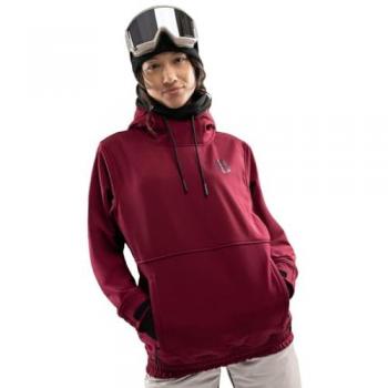 Chaqueta Softshell para Esquí y Nieve Siroko W1 Groenland Burdeos Mujer