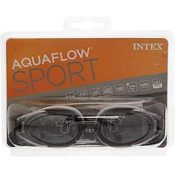 Intex 55685 Gafas natación 14 años, Negras, 19,7 x 5,1 x 16,5 cm