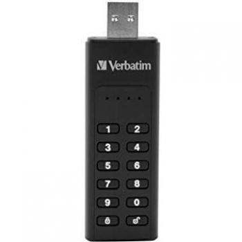 Verbatim Keypad Secure 64GB USB 3.0 Flash Drive with 256-bit AES Hardware Encryption