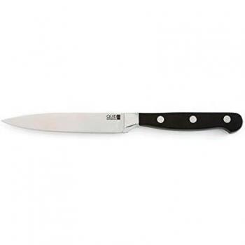 QUID PROFESSIONAL Cuchillo Ver 12CM INOX Chef Black QDPRO, Negro, Estandar