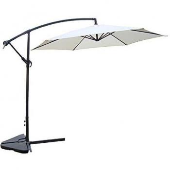 Parasol excéntrico crudo Ø 300 cm Porticcio