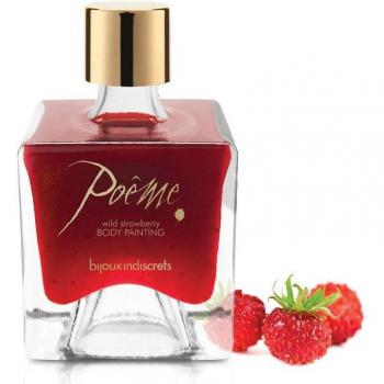 Bijoux Poeme Body Painting Pintura Comestible Fresa Silvestre 50gr