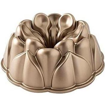 Molde para Pastel Bundt Magnolia de Nordic Ware - 2,4 L, Antiadherente y Diseño Elegante