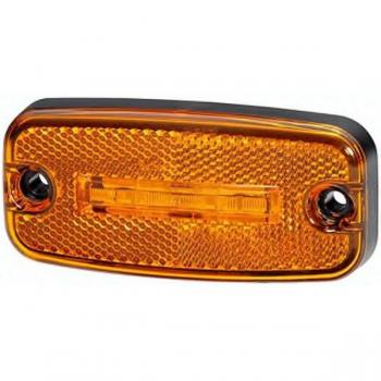 Luz de delimitación lateral LED HELLA 2PS 345 600-177 - 24V - Conexión a tornillo - Cable: 1500mm - Conector: extremos de cable abiertos - 2 polos