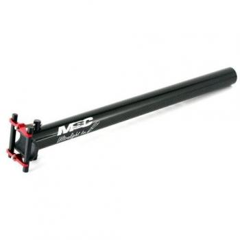 MSC Bikes MSC Full Carbon 31.6 mm 410 mm. Straight - Tija de sillín de ciclismo, color carbono