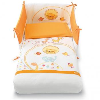 Pali Spa Zenzero - Kit de cuna con 3 piezas, color naranja