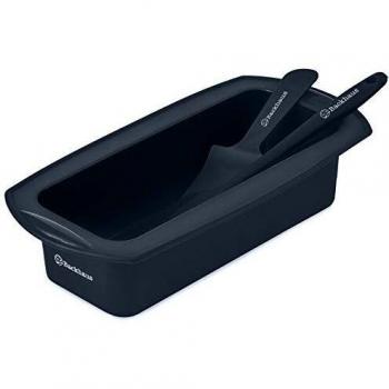 Molde rectangular para Bizcochos y Espátula de Silicona de Backhaus® | Juego de Repostería de Silicona Premium Antiadherente | Libre de BPA | Grande: 23cm