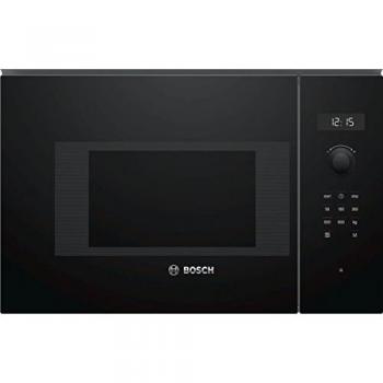 Bosch Serie 6 BFL524MB0 Microondas Integrable con Grill 20L 800W Negro