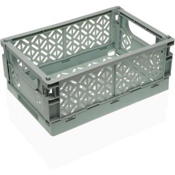 Caja plegable verde grande Versa