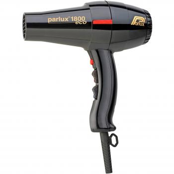 Parlux 1800 Eco Edition Black Hair Dryer - Energy Efficient 1400W