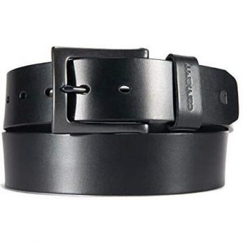 Cinturón Carhartt Anvil Negro de Cuero - Talla 34