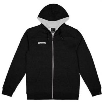 Chaqueta Spalding Flow Sudadera de Baloncesto con Cremallera, Color Negro, Unisex, Talla Small