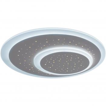 Plafón LED Rabalux Taneli 47W con Control Remoto y Regulable, 3000-6000K, Acrílico Blanco, IP20, Ø48cm