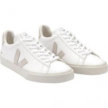 VEJA Men's Campo Chromefree Leather Sneakers in Extra White Natural