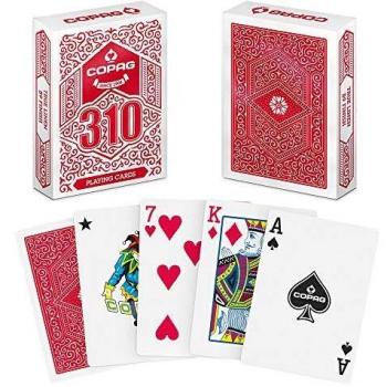 COPAG 310 Cartas de Jugar Rojo