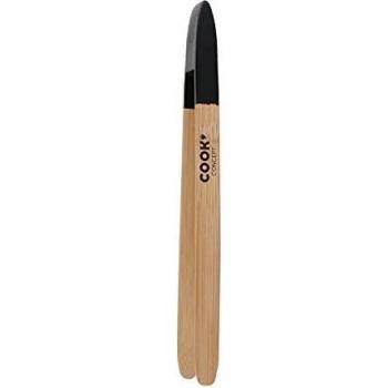 Cook Concept CMKU6119 Pinzas Tostadas 24 CM, bambú, Colores Surtidos, 24 x 1.5 cm