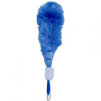 MSV Plumero con Proteccion de Casco Telescópico, Plástico y Poliéster, Azul, 68x2x2 cm
