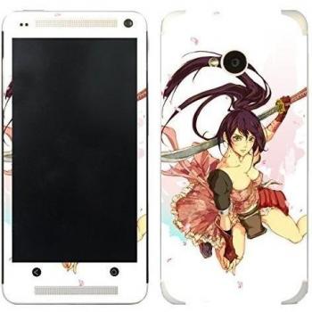 Motivos Disagu Design Skin para HTC One LTE: Mangagirl-Samurai