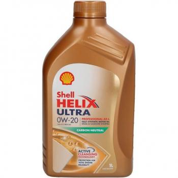 Aceite de motor SHELL HELIX ULTRA 0W-20 AS-L 1L