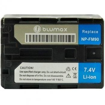 Blumax 7,2 V/4700 mAh batería de litio-ión para Sony np-fm90/np-qm90 compatible con Cybershot dsc-f707/dsc-f717/dsc-f828/dsc-s85/mvc-cd200/mvc-cd250/mvc-cd300/mvc-cd350