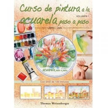 CURSO DE PINTURA A LA ACUARELA PASO A PASO. Libro y DVD.