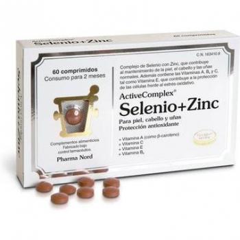 Complemento Alimenticio Activo Selenio + Zinc 60 Comprimidos