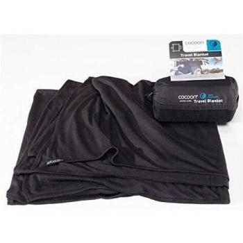 Manta de Viaje Coolmax Cocoon Negra 180 x 140 cm Unisex
