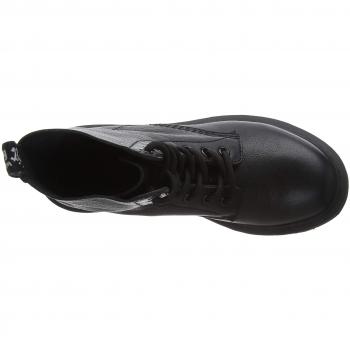 Dr. Martens 1460 Pascal Mono Black Leather Lace-Up Boots for Women, Size 40
