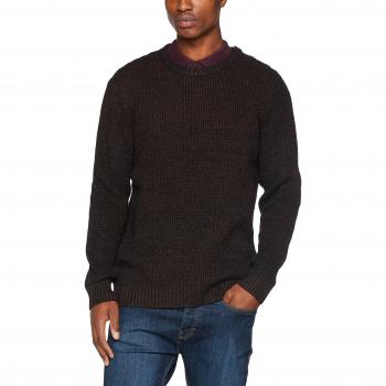JACK & JONES VINTAGE Jjvandy Knit Crew Neck, Suéter para Hombre, Rojo