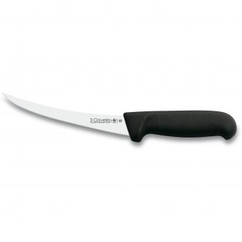 3Claveles 1299 - Cuchillo para deshuesar, curvo, 15 cm, 6 pulgadas