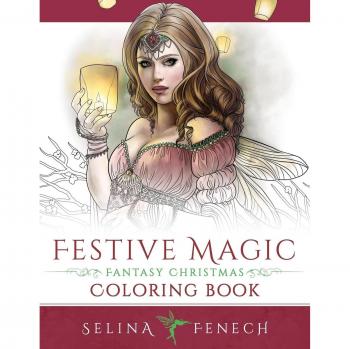 Festive Magic - Fantasy Christmas Coloring Book by Selina Fenech