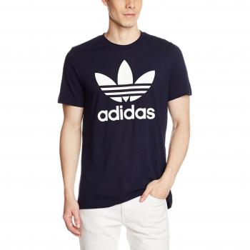 adidas Orig Trefoil T Camiseta, Hombre, Negro