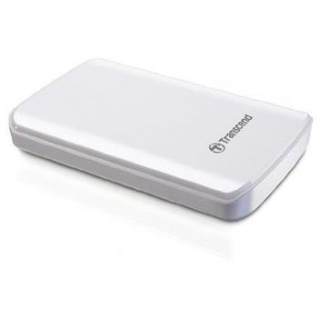 Transcend StoreJet D3 - Disco duro externo de 1 TB, color blanco