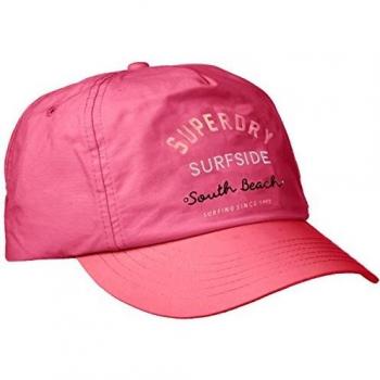 Superdry Oleta Cap Gorra de béisbol, Rosa