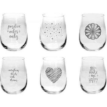 VASOS DECORADOS SURTIDOS SET 6U