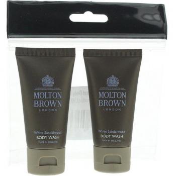 Molton Brown White Sandalwood Body Wash Duo Gift Set (2 x 30ml)