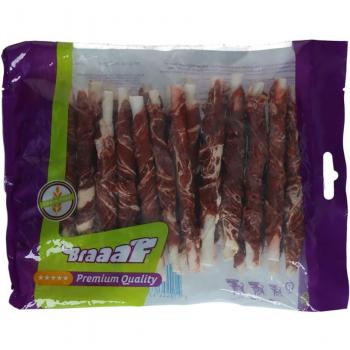 Braaaf Beef and Cod Rolled Sticks Dog Treats - Special Price Bundle (50 Pieces)
