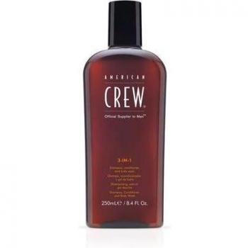 American Crew 3 In 1 Shampoo Conditioner & Body Wash 250ml