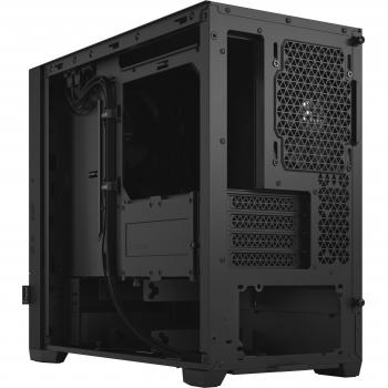 Fractal Design Pop Mini Silent Micro ATX Gaming Case - Black Solid