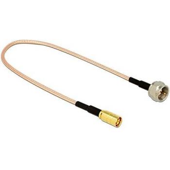 Cable de Antena RF 25 cm con Conector F y Conector SMB