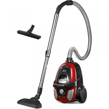 AEG LX5-1-LR-P Aspirador Trineo sin bolsa, ADBB, 650 W, 78 dB, incluye múltiples cepillos