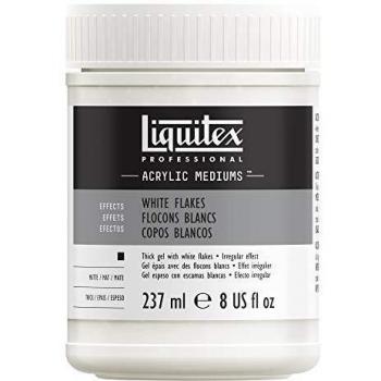 Liquitex Médium Efectos Copos Opacos Blancos Profesional, 237 ml