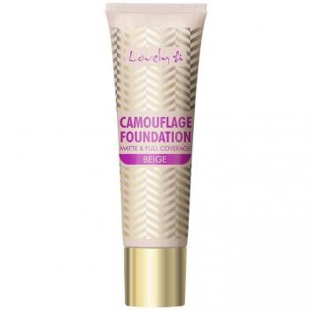 Lovely Fluid Camouflage Foundation - Full Coverage, Shade Beige, 25 g
