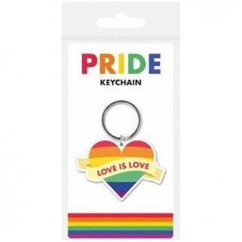 Llavero Pyramid Pride Love Is Love - Tamaño Compacto Oficial