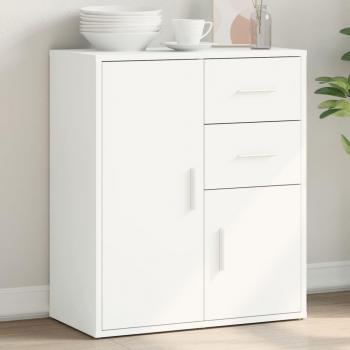 Aparador Miley 2 Cajones + 2 Armarios Blanco 70X60x31 cm